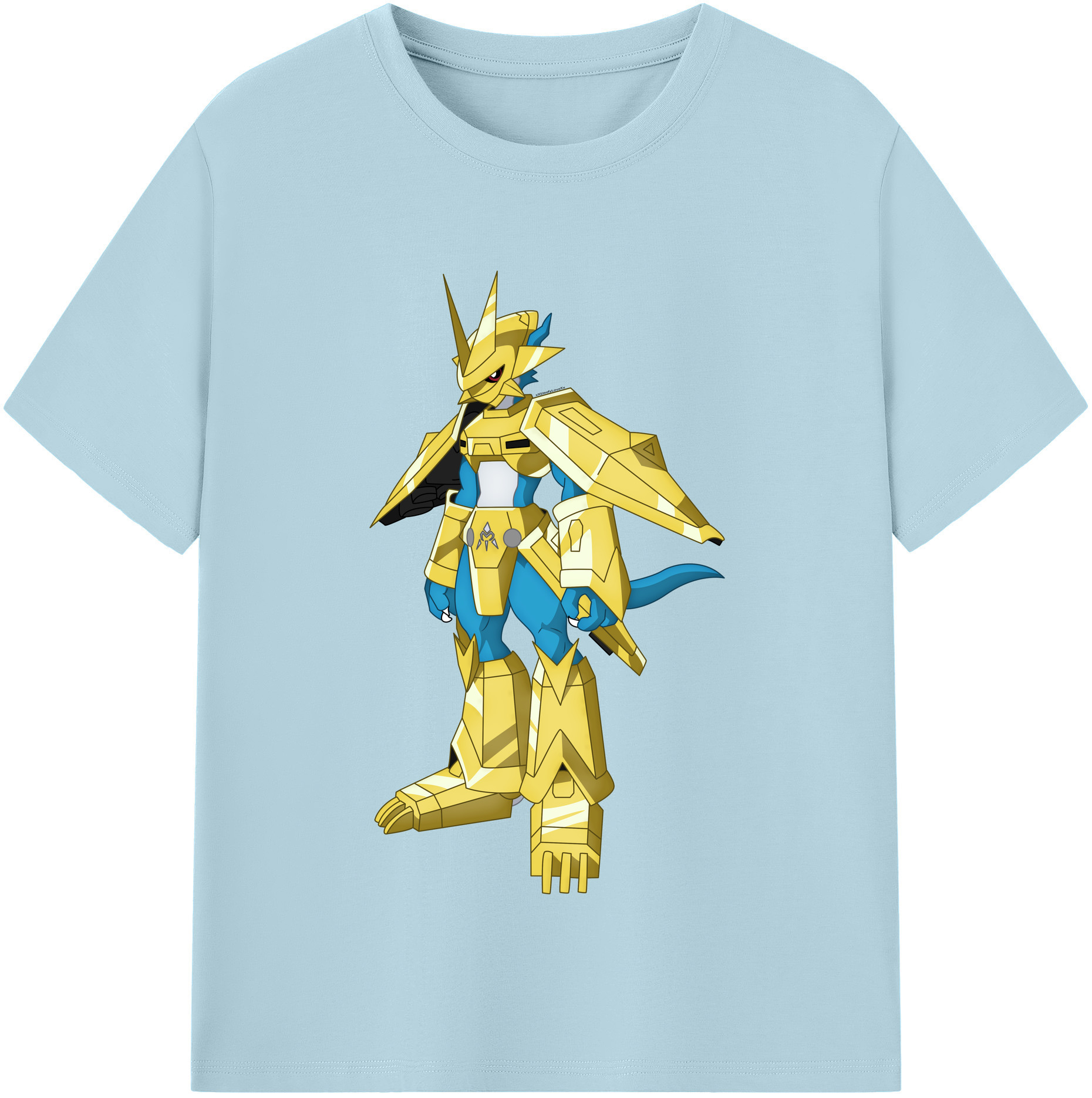 （画像用） Digimon デジタルモンスター/デジモン 綿100％半袖Tシャツ（フロントプリント）